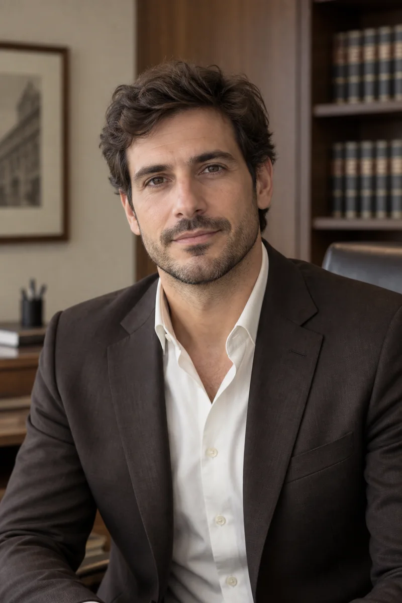 Retrato ficticio del Dr. Tomás Aguirre